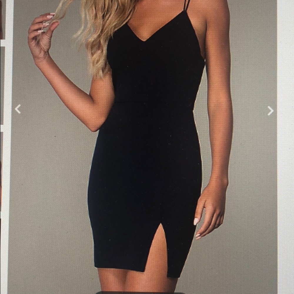 Navy prom girl semi formal dress